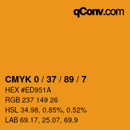 Color code: CMYK 0 / 37 / 89 / 7 | qconv.com