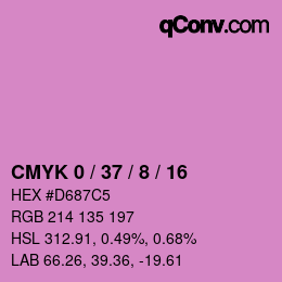 Color code: CMYK 0 / 37 / 8 / 16 | qconv.com