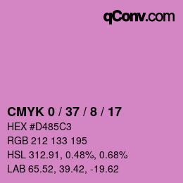 Color code: CMYK 0 / 37 / 8 / 17 | qconv.com