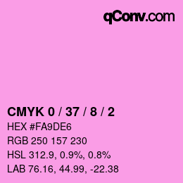 Farbcode: CMYK 0 / 37 / 8 / 2 | qconv.com