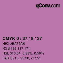 Color code: CMYK 0 / 37 / 8 / 27 | qconv.com