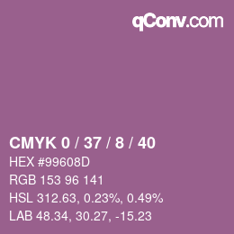 Color code: CMYK 0 / 37 / 8 / 40 | qconv.com