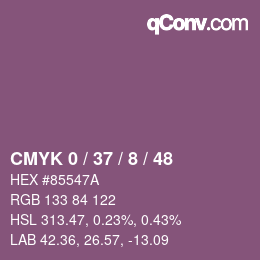 颜色代码: CMYK 0 / 37 / 8 / 48 | qconv.com