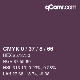 カラーコード: CMYK 0 / 37 / 8 / 66 | qconv.com