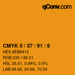 Color code: CMYK 0 / 37 / 91 / 8 | qconv.com