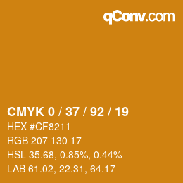 Color code: CMYK 0 / 37 / 92 / 19 | qconv.com