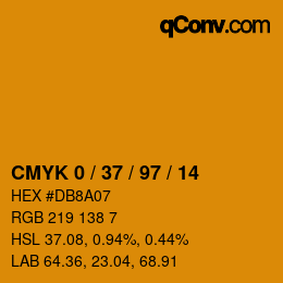 Color code: CMYK 0 / 37 / 97 / 14 | qconv.com