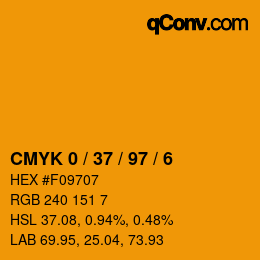 Color code: CMYK 0 / 37 / 97 / 6 | qconv.com