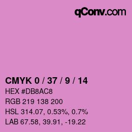 Color code: CMYK 0 / 37 / 9 / 14 | qconv.com