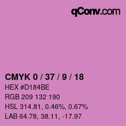 Color code: CMYK 0 / 37 / 9 / 18 | qconv.com