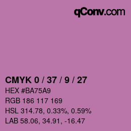 Color code: CMYK 0 / 37 / 9 / 27 | qconv.com