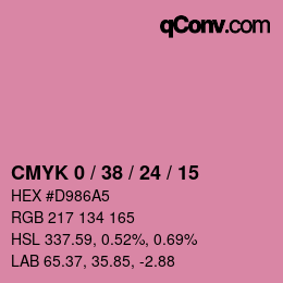 Color code: CMYK 0 / 38 / 24 / 15 | qconv.com