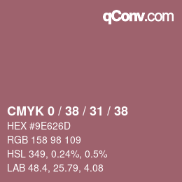 Color code: CMYK 0 / 38 / 31 / 38 | qconv.com