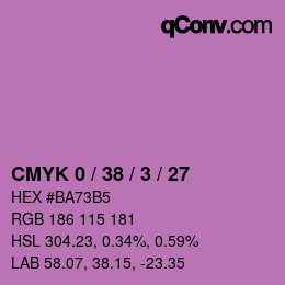 Código de color: CMYK 0 / 38 / 3 / 27 | qconv.com
