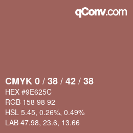 Color code: CMYK 0 / 38 / 42 / 38 | qconv.com