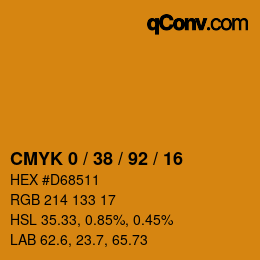Color code: CMYK 0 / 38 / 92 / 16 | qconv.com