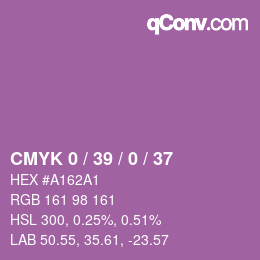 Color code: CMYK 0 / 39 / 0 / 37 | qconv.com