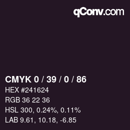 Código de color: CMYK 0 / 39 / 0 / 86 | qconv.com