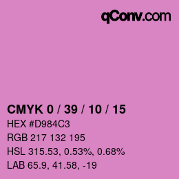 Color code: CMYK 0 / 39 / 10 / 15 | qconv.com