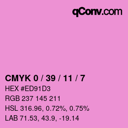 Color code: CMYK 0 / 39 / 11 / 7 | qconv.com