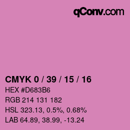 Color code: CMYK 0 / 39 / 15 / 16 | qconv.com