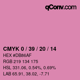 Color code: CMYK 0 / 39 / 20 / 14 | qconv.com