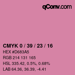 Color code: CMYK 0 / 39 / 23 / 16 | qconv.com