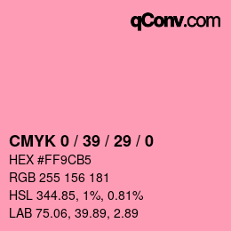 Color code: CMYK 0 / 39 / 29 / 0 | qconv.com