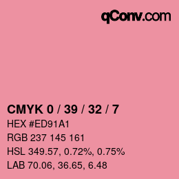 Color code: CMYK 0 / 39 / 32 / 7 | qconv.com