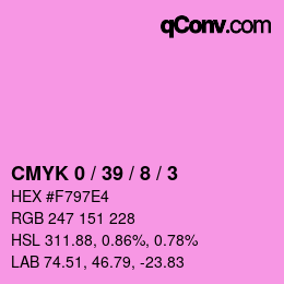 Color code: CMYK 0 / 39 / 8 / 3 | qconv.com