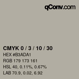 Color code: CMYK 0 / 3 / 10 / 30 | qconv.com