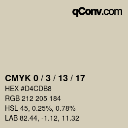 Color code: CMYK 0 / 3 / 13 / 17 | qconv.com