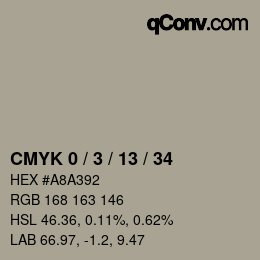 Color code: CMYK 0 / 3 / 13 / 34 | qconv.com