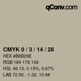 Color code: CMYK 0 / 3 / 14 / 28 | qconv.com
