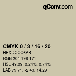 Color code: CMYK 0 / 3 / 16 / 20 | qconv.com