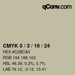 Color code: CMYK 0 / 3 / 16 / 24 | qconv.com