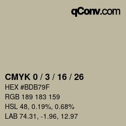 Color code: CMYK 0 / 3 / 16 / 26 | qconv.com