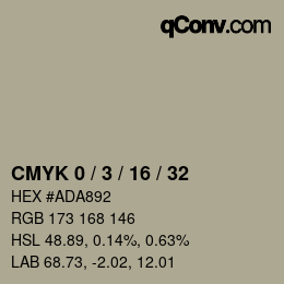 カラーコード: CMYK 0 / 3 / 16 / 32 | qconv.com