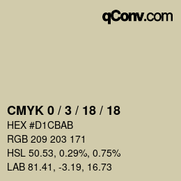 Color code: CMYK 0 / 3 / 18 / 18 | qconv.com