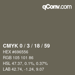 Color code: CMYK 0 / 3 / 18 / 59 | qconv.com