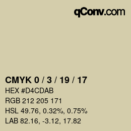 Color code: CMYK 0 / 3 / 19 / 17 | qconv.com