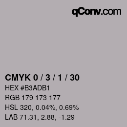 Color code: CMYK 0 / 3 / 1 / 30 | qconv.com