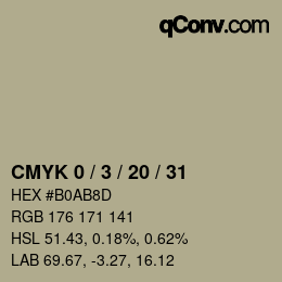 Color code: CMYK 0 / 3 / 20 / 31 | qconv.com