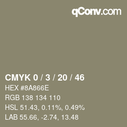 Color code: CMYK 0 / 3 / 20 / 46 | qconv.com