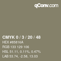 Color code: CMYK 0 / 3 / 20 / 48 | qconv.com