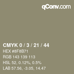 Color code: CMYK 0 / 3 / 21 / 44 | qconv.com