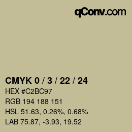 Color code: CMYK 0 / 3 / 22 / 24 | qconv.com