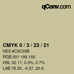 Color code: CMYK 0 / 3 / 23 / 21 | qconv.com