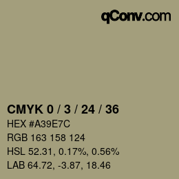カラーコード: CMYK 0 / 3 / 24 / 36 | qconv.com
