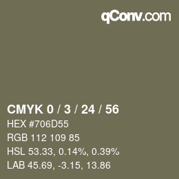 Color code: CMYK 0 / 3 / 24 / 56 | qconv.com